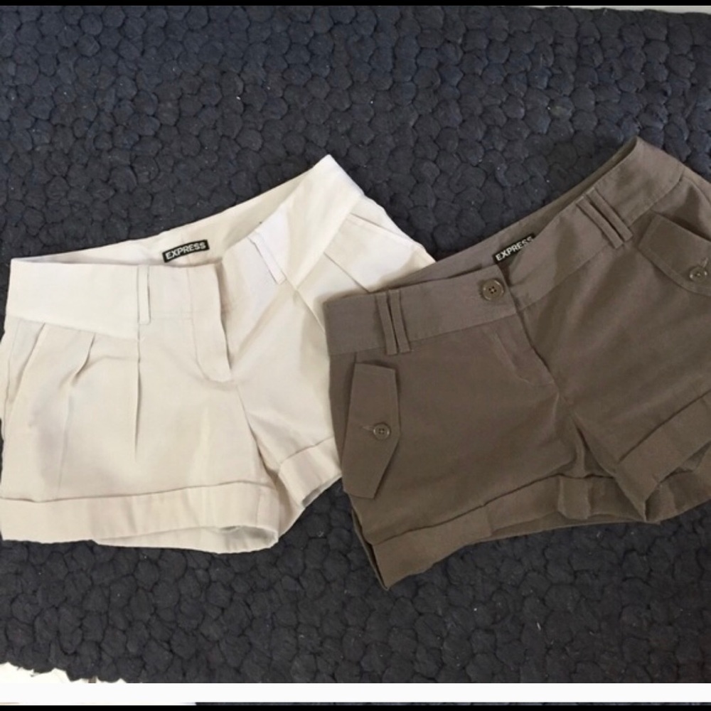 2 PAIRS EXPRESS SHORTS!